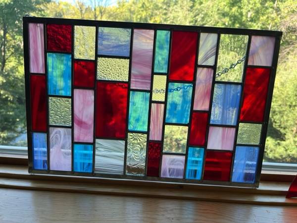 Photo .STAINED GLASS HANGINGS $95