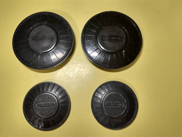 Photo Sears Craftsman Lawn Mower Wheel Covers Hubcaps for High-Low Wheels $10