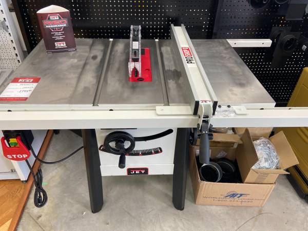 Photo Table Saw - Jet Pro Shop II - NEW $1,299
