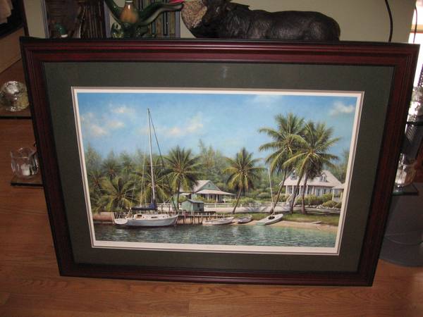 Tripp Harrison - Island Cove - Sailboat 359 0f 2500 Signed and Numbere $99
