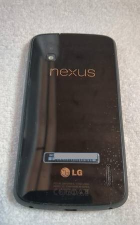 Photo Unlocked 16 GB Google Nexus 4 (LG) with LineageOS and hard case $30