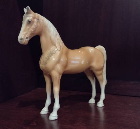 Photo Vintage Breyer 43 Western Pony Palomino No Saddle Or Reins Traditiona $15