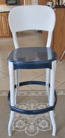 Photo Vintage Cosco Mid-Century Farmhouse Kitchen Stool  Chair $30