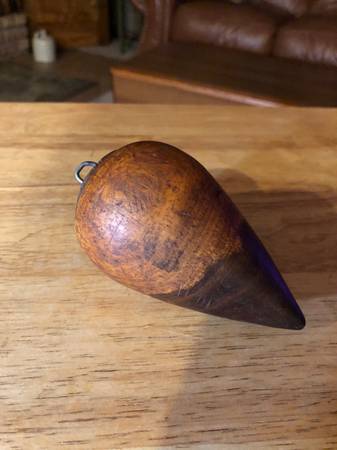 Vintage Wooden Plumb Bob Tool $65