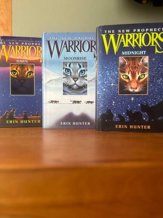 Warriors, The New Prophecy Midnight, Moonrise, Dawn, Erin Hunter, Hardcover $30