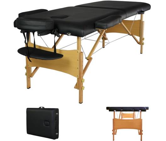 Photo - NEW - Portable Massage Table - W FREE Carry Case $139