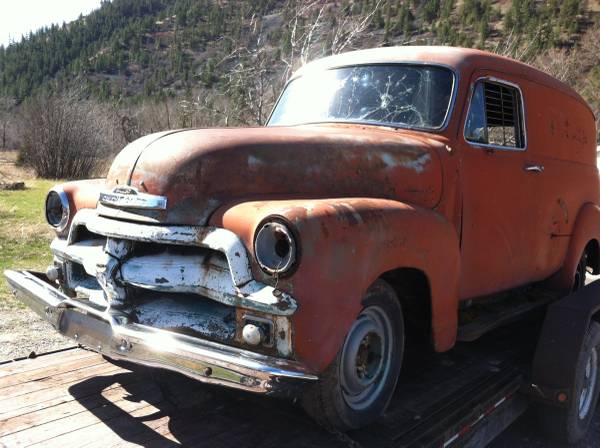 1954 Chevy Panel Truck 47-53 3100 - $2500 (Missoula) | Cars & Trucks ...