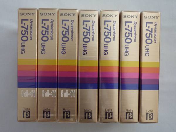 Photo 7 Sony L-750 UHG Beta Betamax Video Cassettes $20