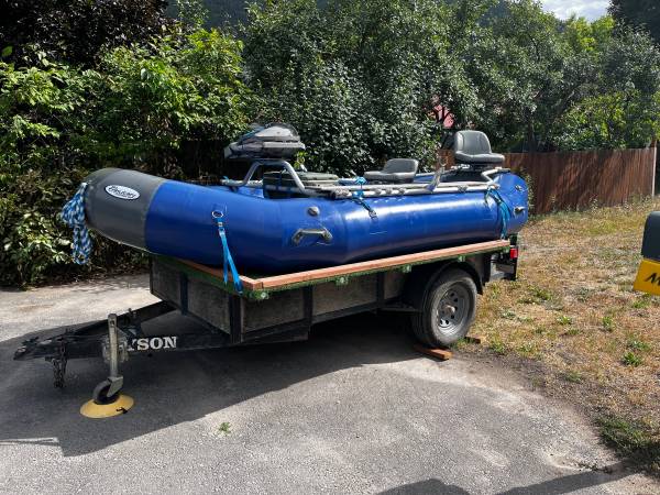 Photo Aire Tributary 14 HD Raft with NRS Full Fishing Frame $6,000