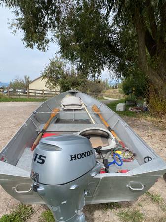Photo Aluminum Boat and Motor $4,000