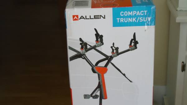 Photo New Allen Sports MT2-B Compact Folding 2-Bike Car Trunk Mount Rack Bik $45
