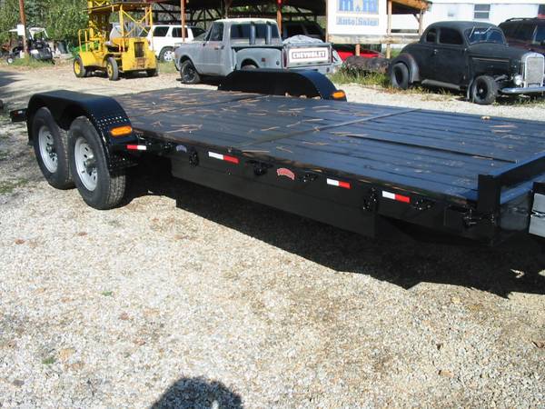 equipment trailer 10,400 gvw mm over 22 of deck reg. $7495 sale $4,975