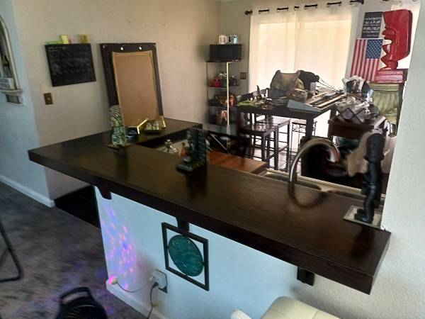 $20BAR TOP.... CUSTOM MADE 5 YEARS AGO selling cheap best offer $20