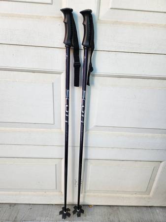 Scott Classic Series 2 Lightweight Aluminum Ski Poles 48 wStraps  G $45