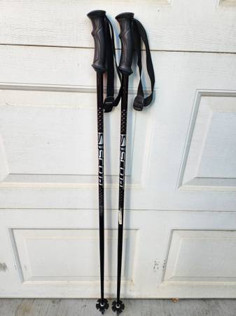 Photo Scott Triton Series 2 Lightweight Aluminum Ski Poles 46 wStraps  Gr $45