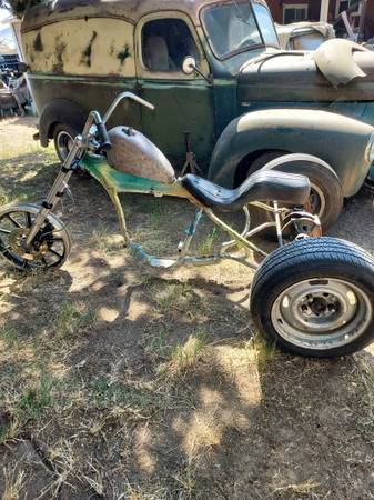 Photo harley vintage trike chopper project $1,500