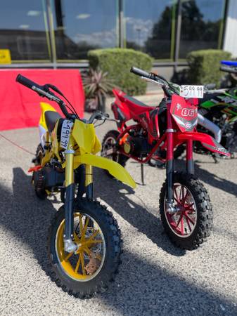 Photo kids dirtbikes $599  New Beginner Models $600
