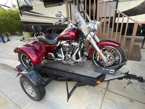 Photo trailer for trike (trike not for sale) $3,900
