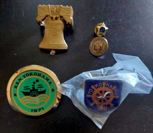 Photo vintage japanese boyscout staff badges $200