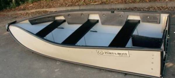 Photo 2007 Porta Bote 10.9Ft Folding Boat With Bimini Excellent Condition $1,600