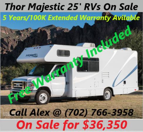 Photo 2019 Thor Majestic 25ft- Refurbished - FREE WARRANTY INCLUDED-CALL NOW $36,350