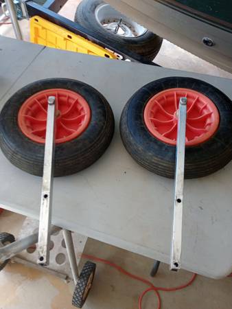 Photo Boat transport wheels $75