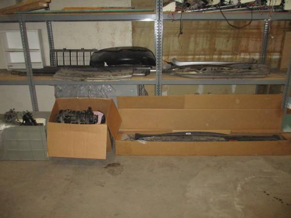 Photo Dodge Mopar Parts Lot of New Old Stock Intakes Running Boards Trims $400