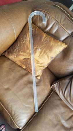 Photo Vintage Ladies Clear Lucite Walking Cane Christmas Holiday Dcor $34