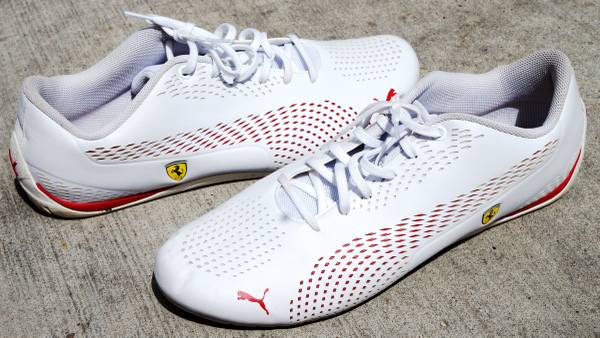 Photo FERRARI PUMA DRIFT CAT 5 ULTRA II MENS 13 WHITE SHOES $50