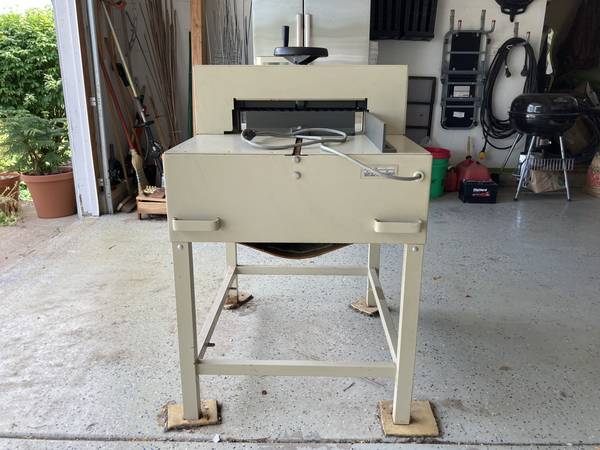 Photo Ideal 4810 Guillotine Paper Cutter From 1983 $1,000