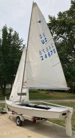 Photo Snipe Class Sailboat  Trailer For Sale $800