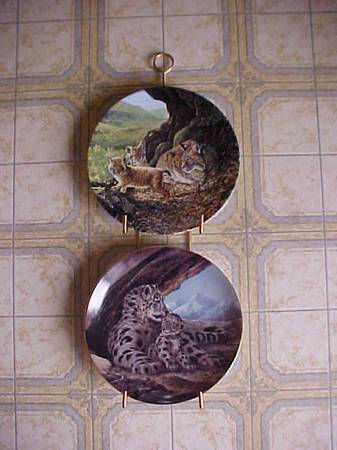 Photo 2 Collector Wild Cat PlatesHanger $35