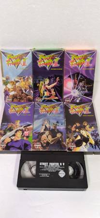 Photo 7 Different Street Fighter 2 vhs tapes $20