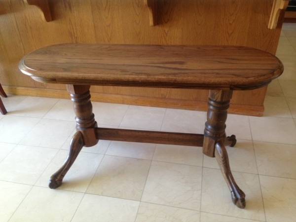 Photo Claw Foot Sofa Table $100
