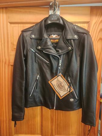 Photo Classic Harley Davidson Leather Jacket $200