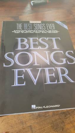 Best songs ever music book $15