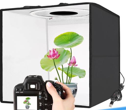 Photo Light Box Photography Small Photo Booth Professional Dimmable Tent $30