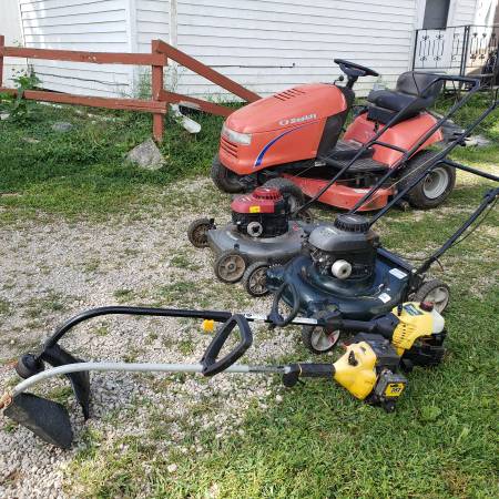 WANTED OLD LAWN MOWERS AND SMALL ENGINE ITEMS $123,456