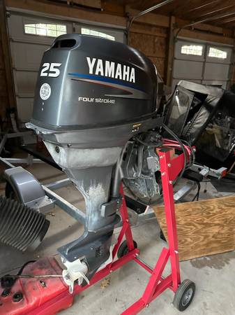 25 Horsepower Yamaha four stroke outboard $3,800