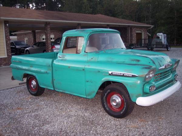 1959 3100 chevy apache truck - $12000 (jacksonville nc) | Cars & Trucks ...