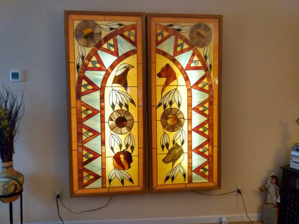 Photo STAINED GLASS WALL DECOR $650