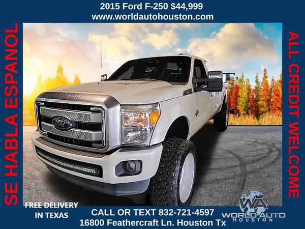 Photo 2015 Ford F-250 $800 DOWN $199WEEKLY $1