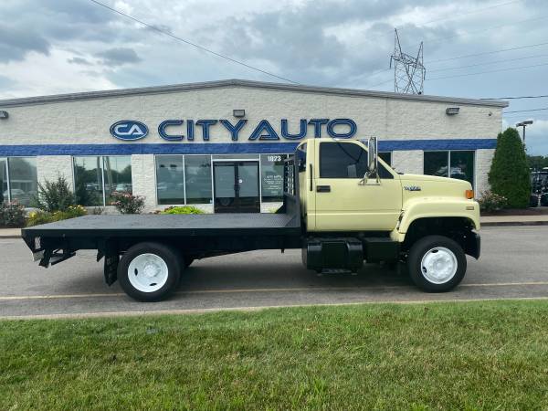Photo 1991 GMC Topkick C7500 Flatbed-Dually-New Tires-Clean Carfax $10,900