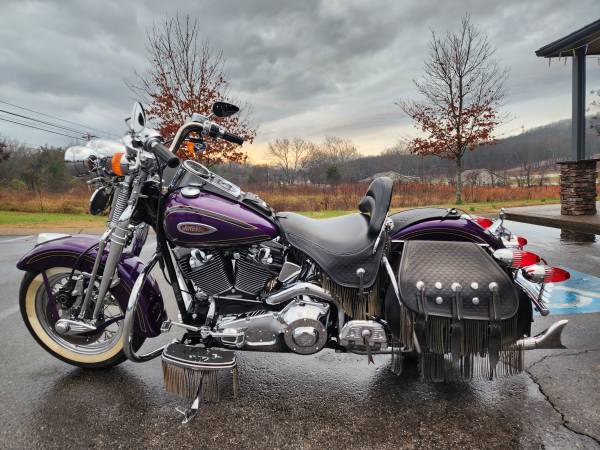 Photo 2000 Harley Davidson Heritage Springer FLSTS in Concord Purple. - $13,995 (MURFREESBORO)