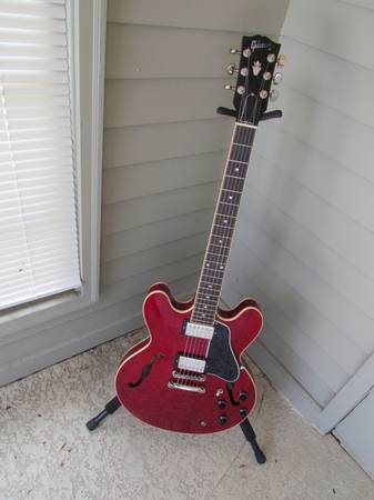 Photo 2003 Gibson ES-335 Dot Reissue Figured Top  Back CLEAN WOHC $3,250