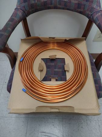 38 copper tubing 50 foot rolls $40