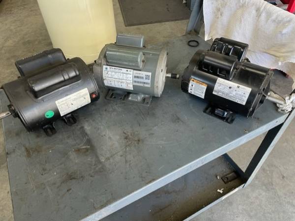 Photo Electric Motors 1 to 2 HP $100