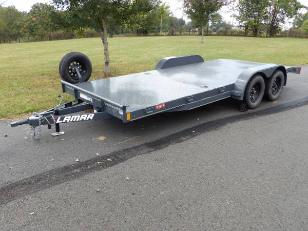 Photo LAMAR 18 ft Steel Deck Car Hauler $5,500