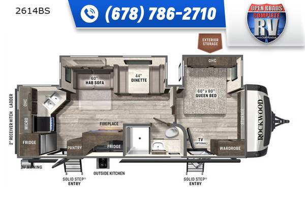 Photo New 2023 Rockwood Ultra Lite Forest River RV Travel Trailer $ per mo - $379 (Acworth, GA)