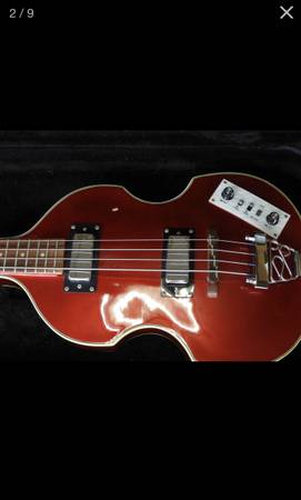 Photo Tokai Beatle Bass Candy Apple Red - $500 (Birmingham)